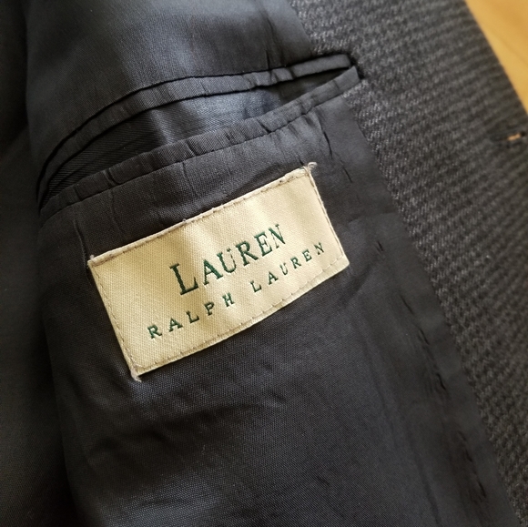 LAUREN/SIMON'S Tweed Men's Overcoat (Size L) - Picture 2 of 9